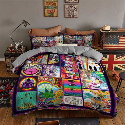 Buy Popular Handicrafts Tapestry Tree of Life Hippie Tie dye Psychedelic Wall Hanging. . Hippie bedspread